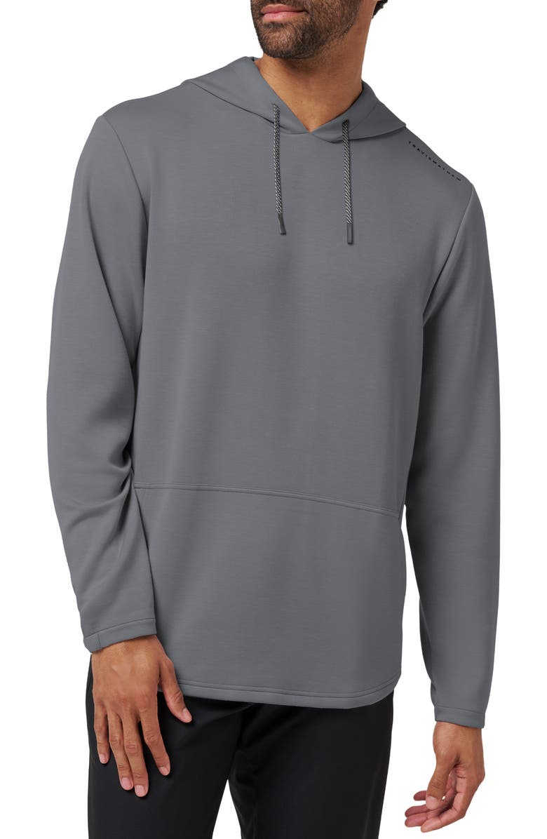 TravisMathew Fibercloud Hoodie, Main, color, Light Grey