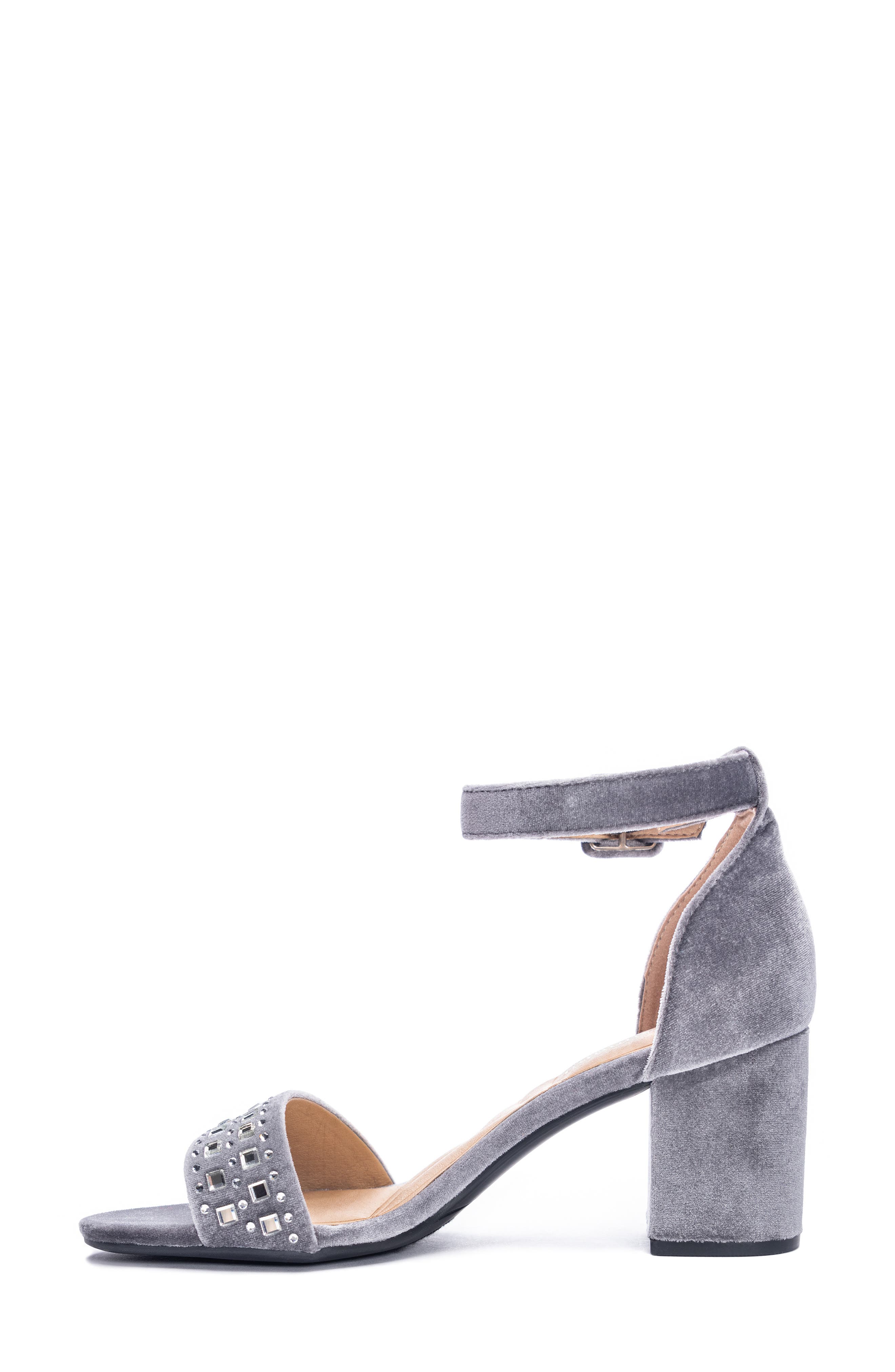 CL BY LAUNDRY Josilyn Velvet Sandal, Alternate, color, 