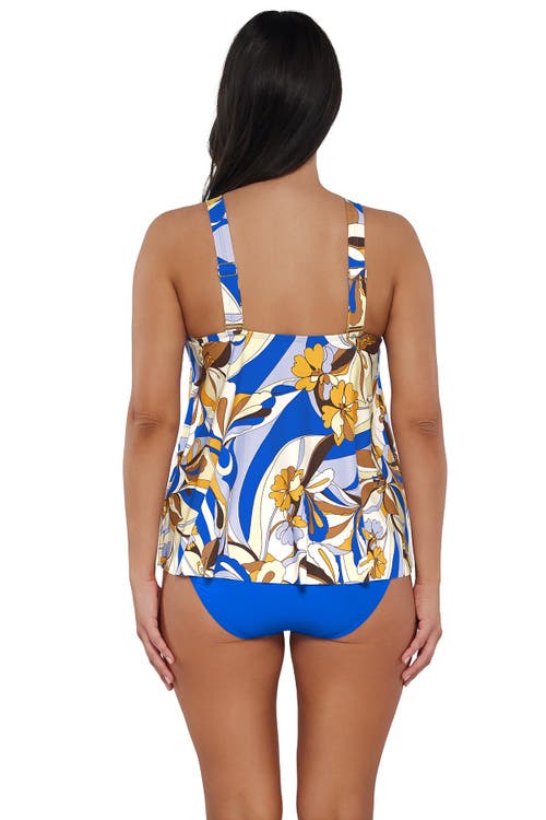 Sunsets Escape Sadie Tankini Swimsuit Top In Bali Bungalow