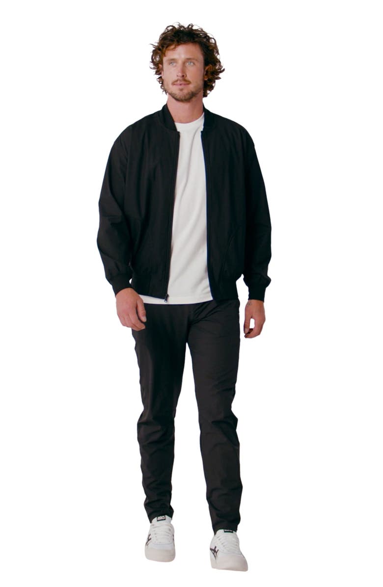 Fabletics Men's The Don Everyday Bomber, Alternate, color, Black