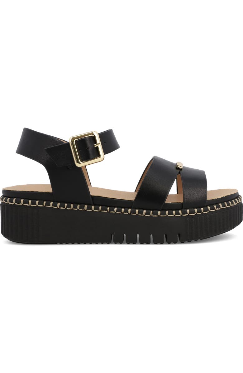 MIA Jacklyn Ankle Strap Platform Sandal, Alternate, color, Black