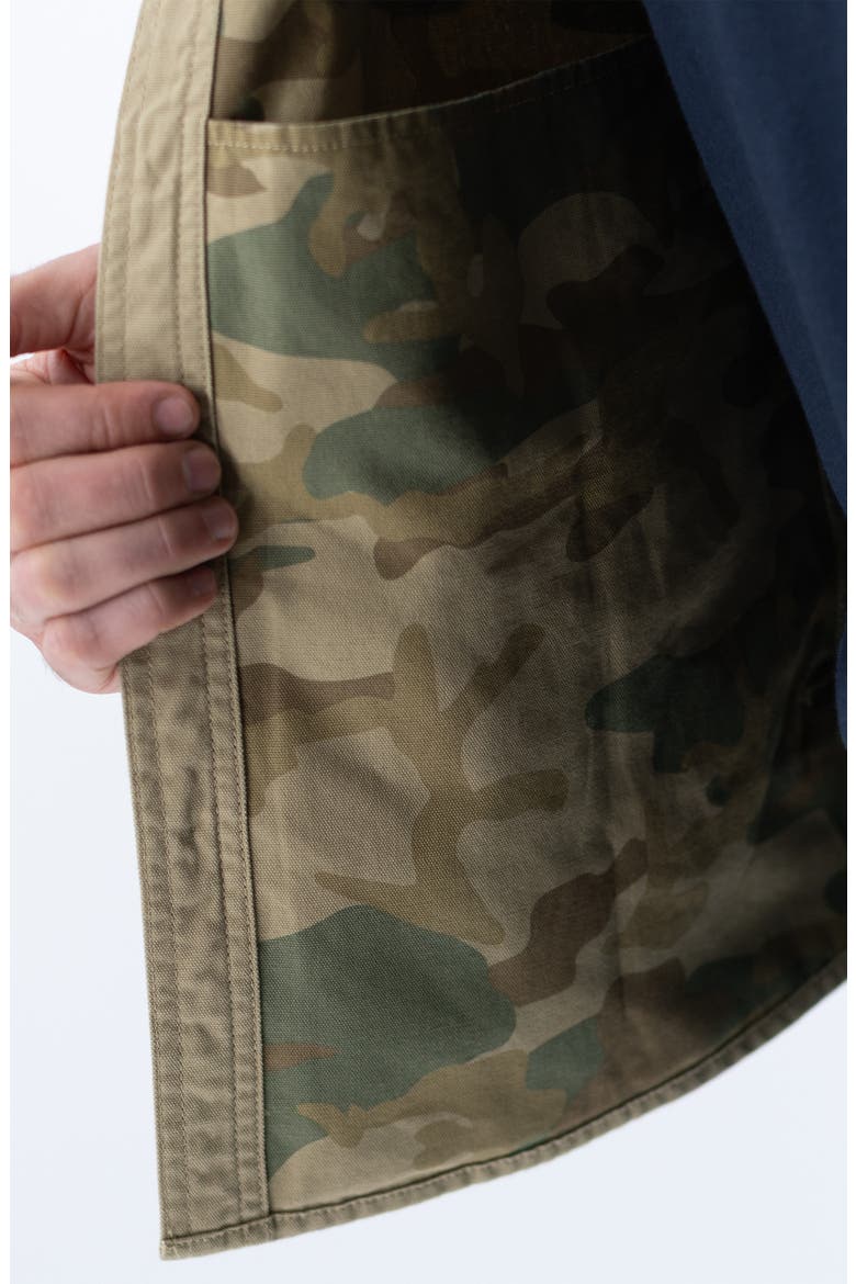 Canvas Button-Up CPO Shirt Jacket, Alternate, color, KELP