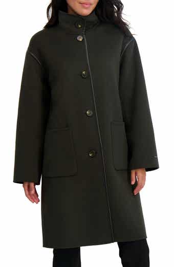 Tahari Sydney Wool Blend Longline Coat