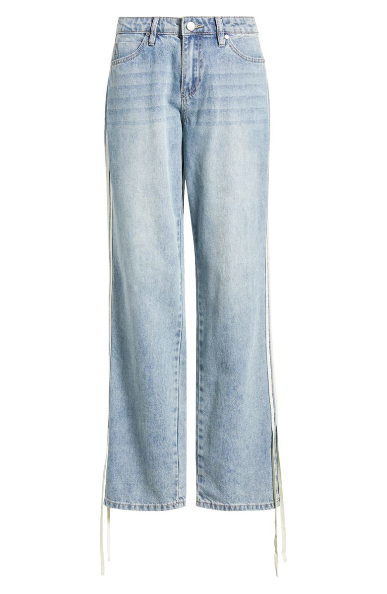 PTCL Side Stripe Wide Leg Jeans, Alternate, color, 