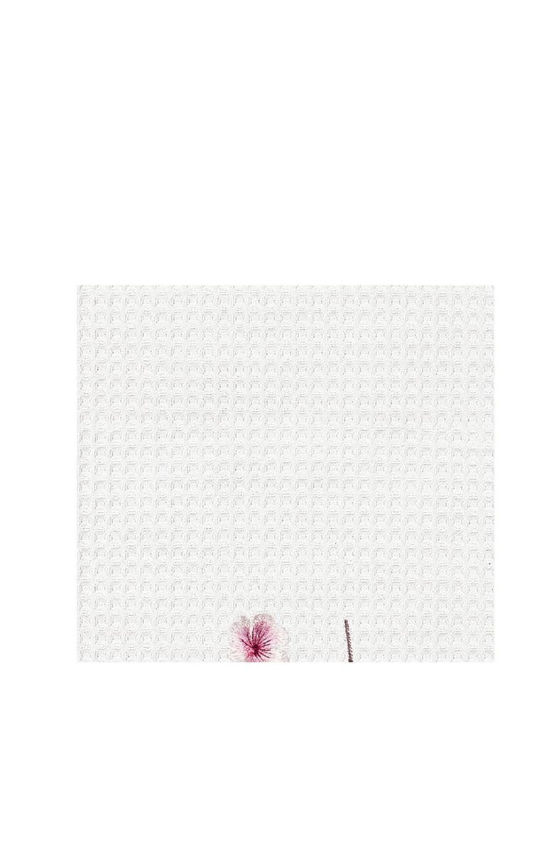 C&F Home Cherry Blossom Pink Floral Waffle Weave Dishtowel, Alternate, color, Pink