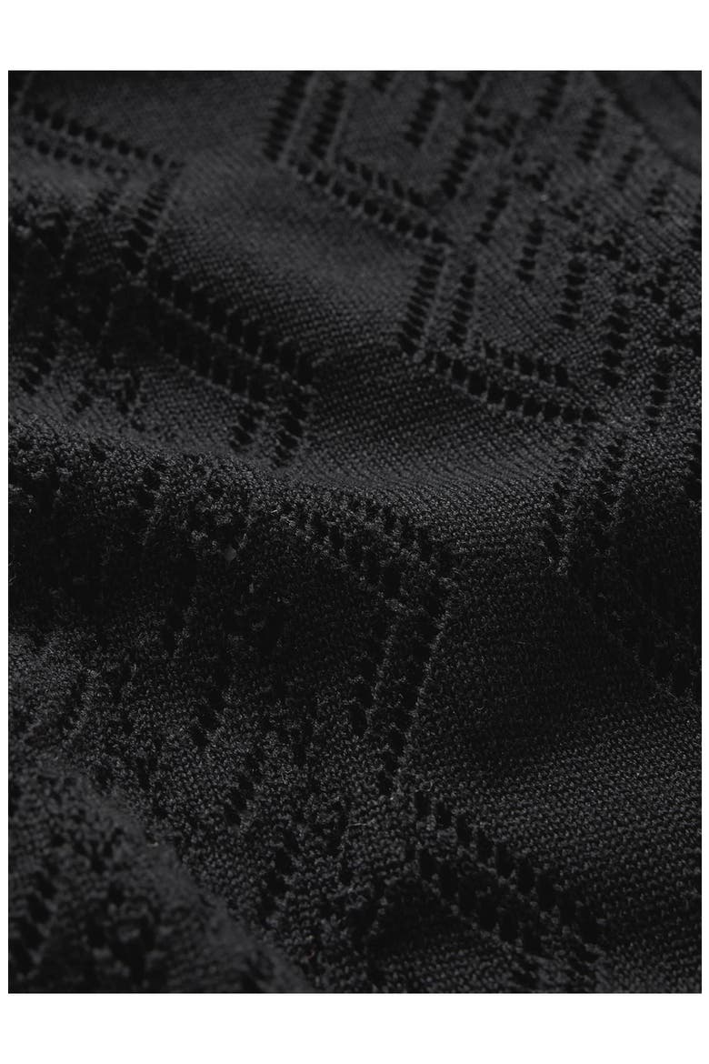 Pietro Organic Cotton Zip Cardigan, Alternate, color, BLACK