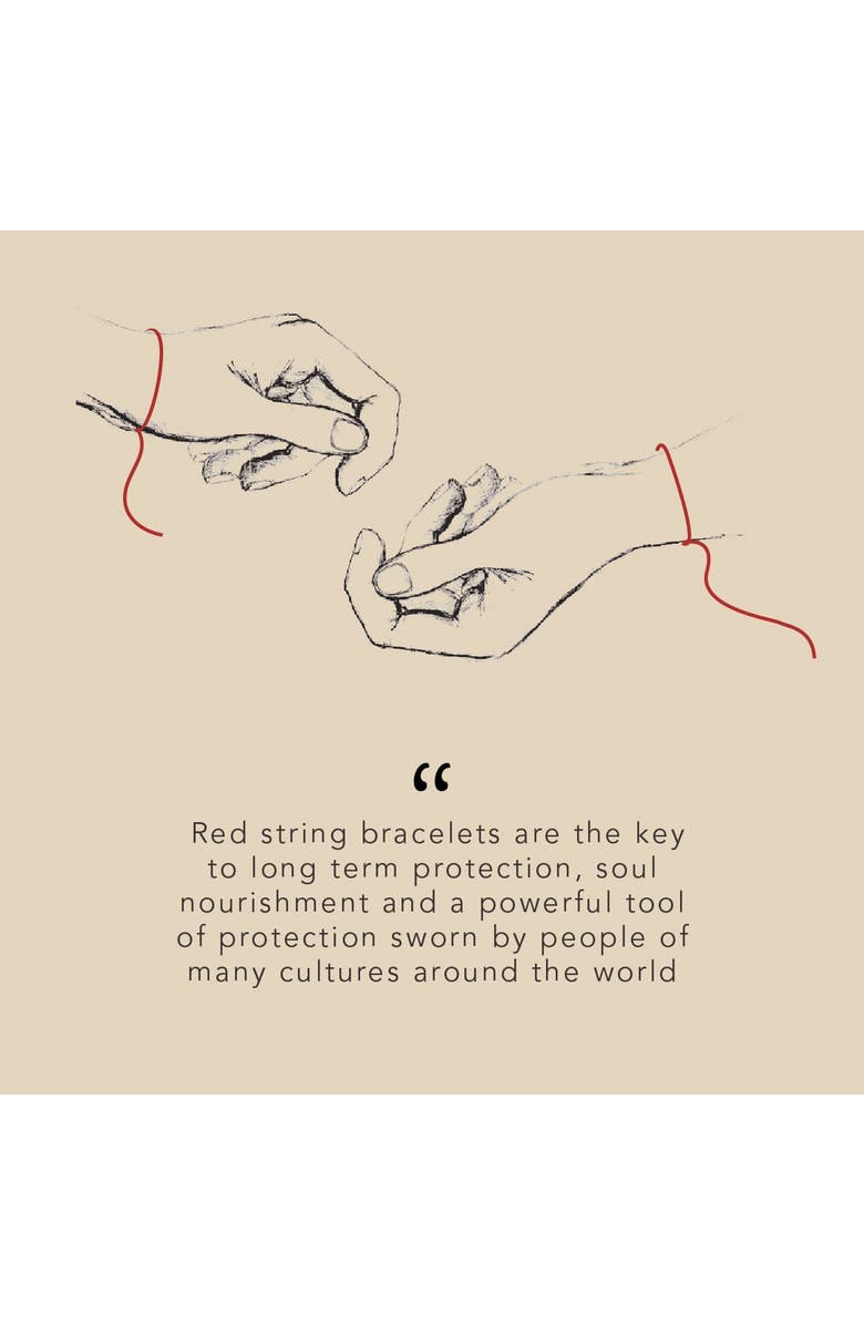 Karma and Luck Ancient Protection - Red String Evil Eye Bracelet, Alternate, color, Silver