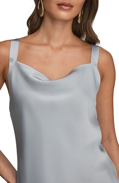 Donna Karan New York Cowl Neck Camisole In Gray
