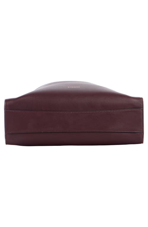 Givenchy Medium Belted Hobo Bag In Leather In Burgundy