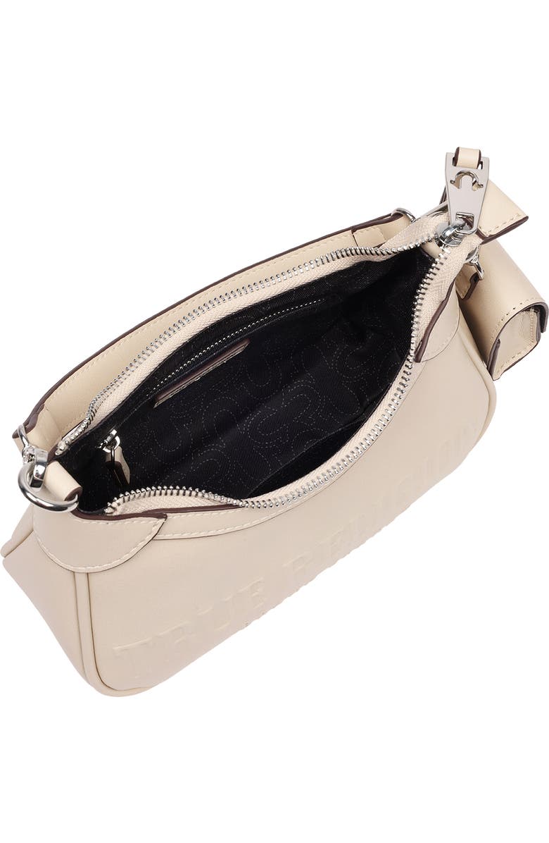 True Religion Punto Logo Zip Shoulder Bag, Alternate, color,