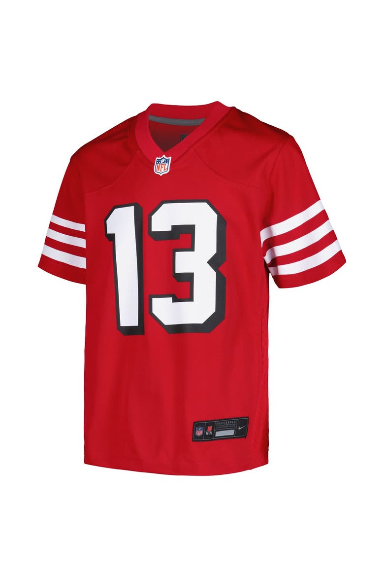 Youth Nike Brock Purdy Scarlet San Francisco 49ers Game Jersey, Alternate, color, Scarlet
