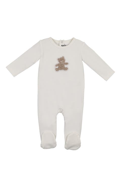 Bear Appliqué Footie (Baby)