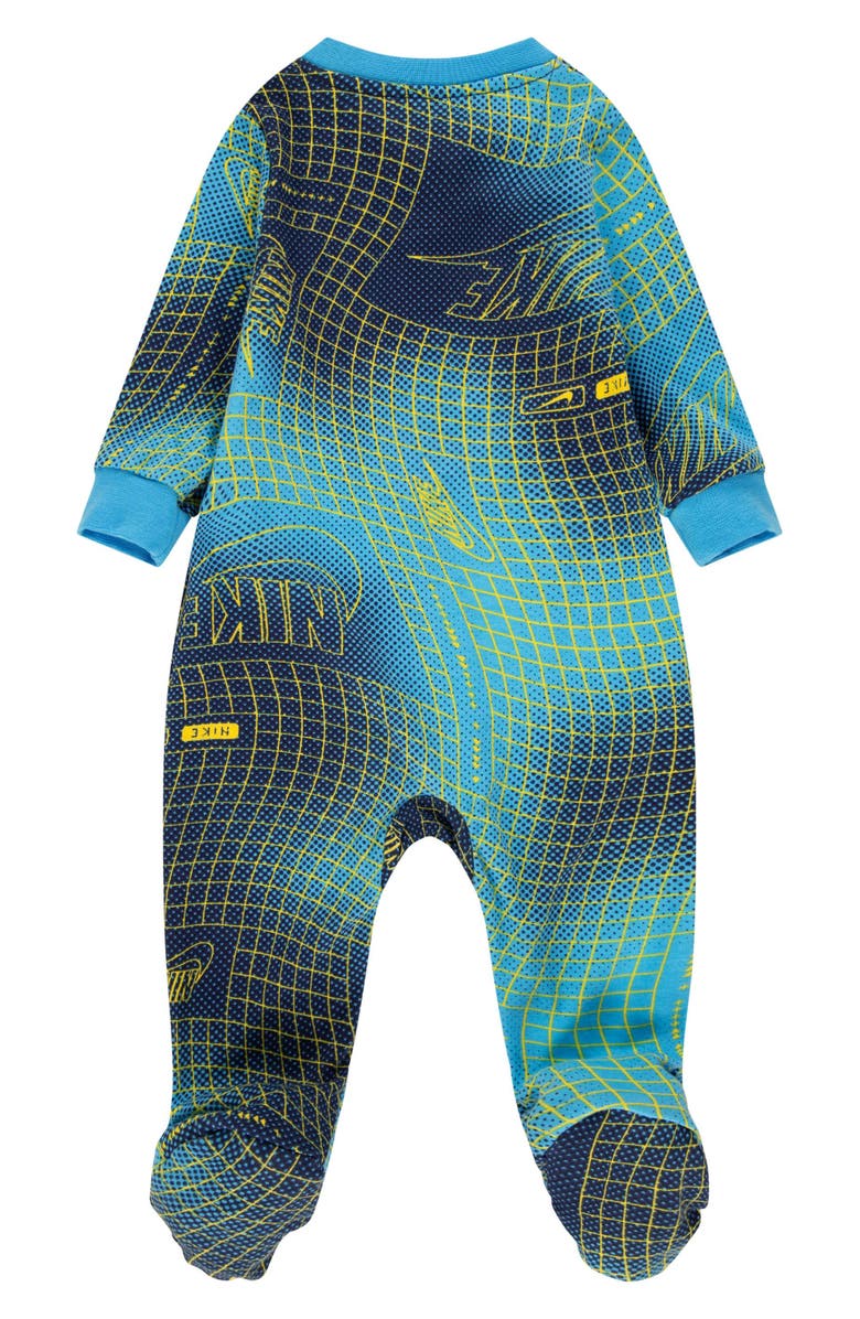 Club Grid Print Footie