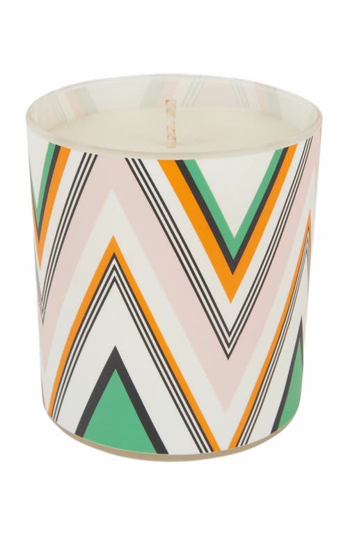 Missoni Chevron Print Glass Scented Candle Home