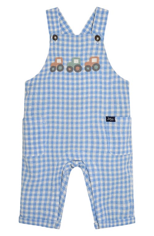 Jojo Maman Bébé Jojo Maman Bebe Tractor Overalls & Shirt Set In Blue