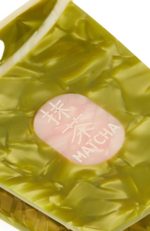 Solar Eclipse Matcha Claw Hair Clip In Green