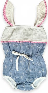 Miki Miette Willa Cotton Bubble Romper