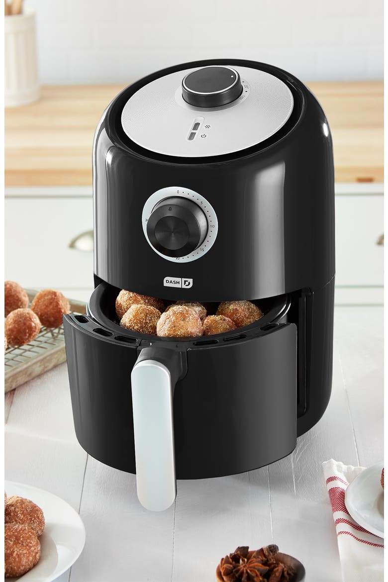 Compact 2-Quart Air Fryer, Alternate, color, BLACK