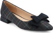 Journee Collection Ophelia Bow Pointed Toe Flat