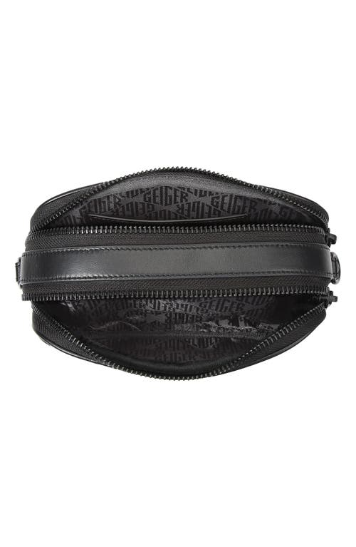 Kurt Geiger Womens Black Kensington Quilted Leather Camera Bag In Black