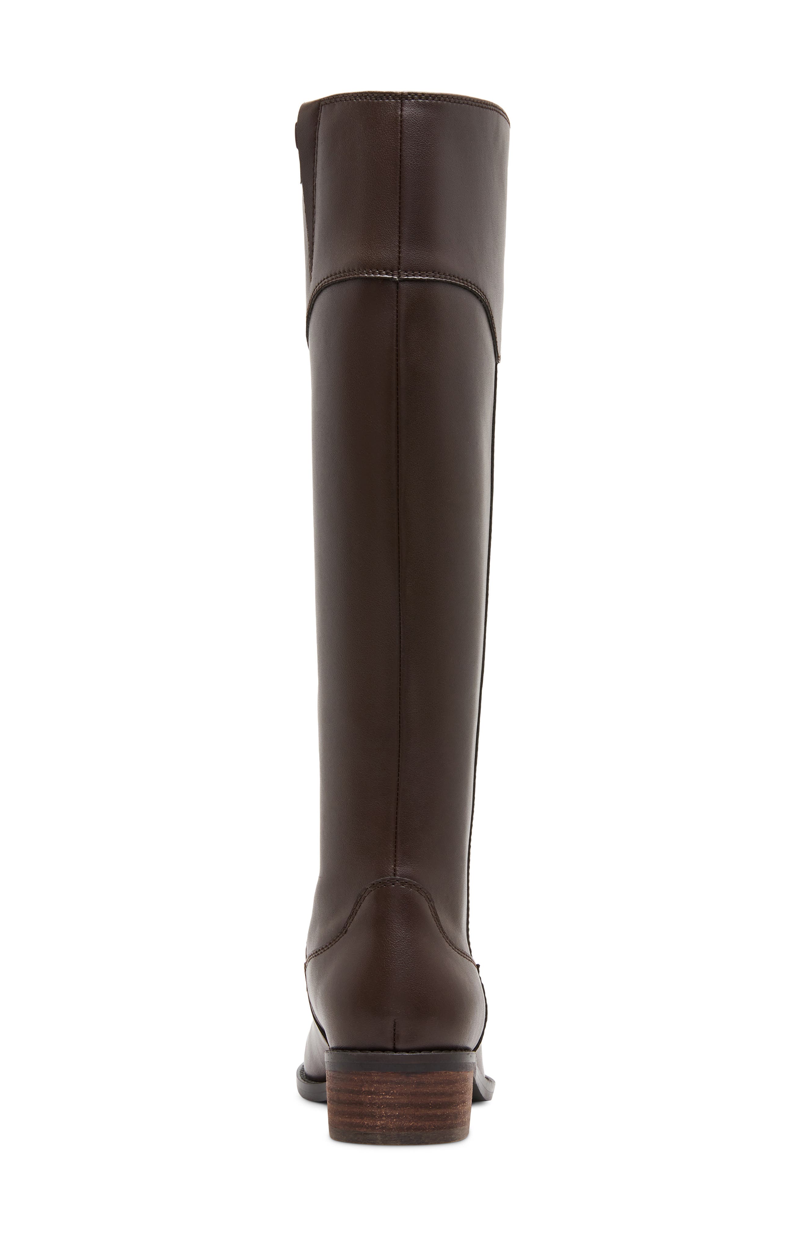 Cander Waterproof Leather Knee High Boot, Alternate, color, CHOCOLATE LEATHER