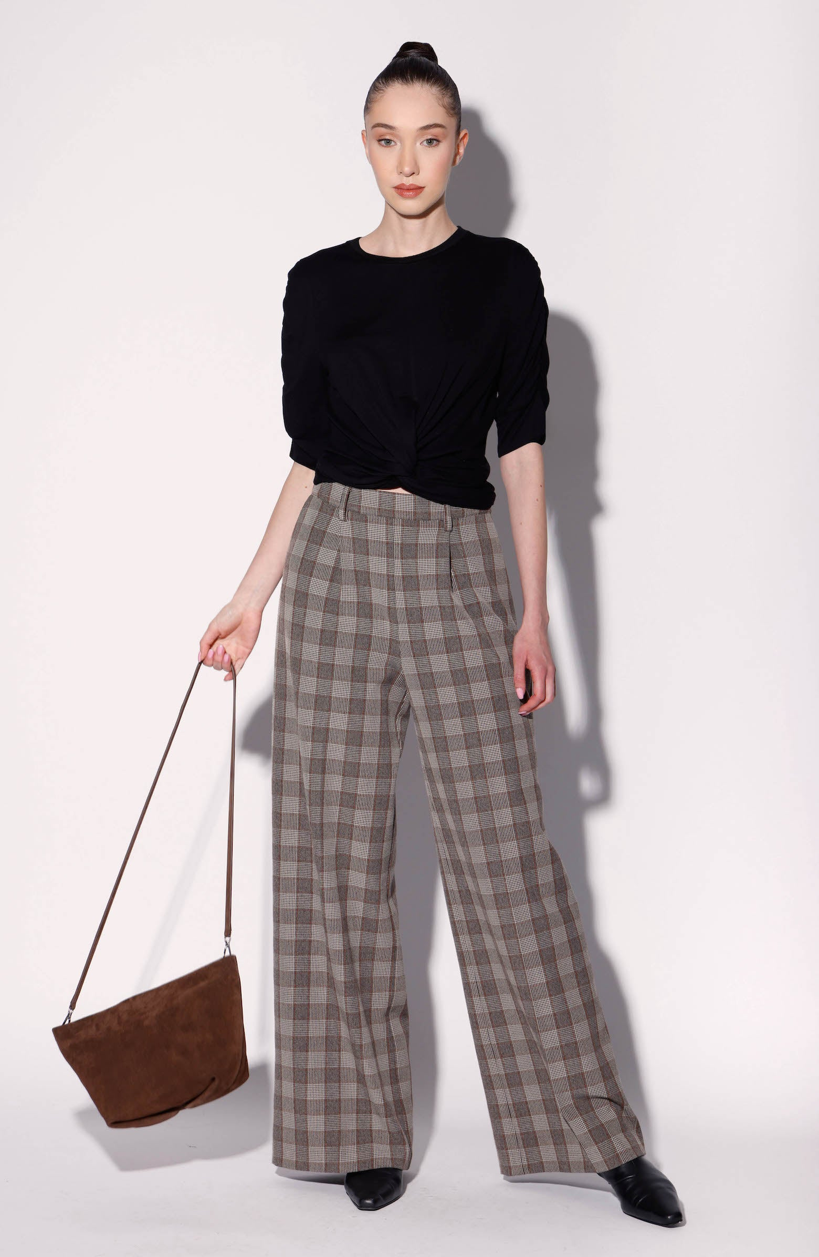 Walter Baker Callie Pouch, Alternate, color, Truffle Suede