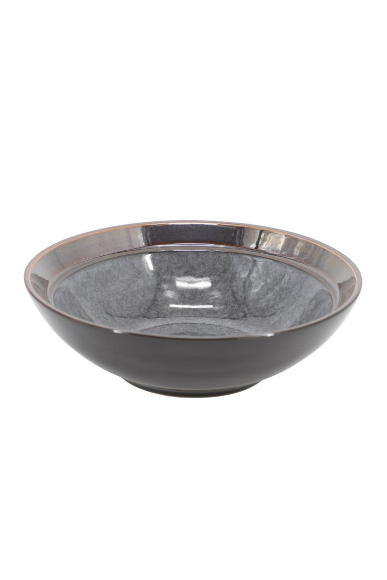 Priya 16 Piece Stoneware Reactive Glaze Dinnerware Set, Alternate, color, Grey