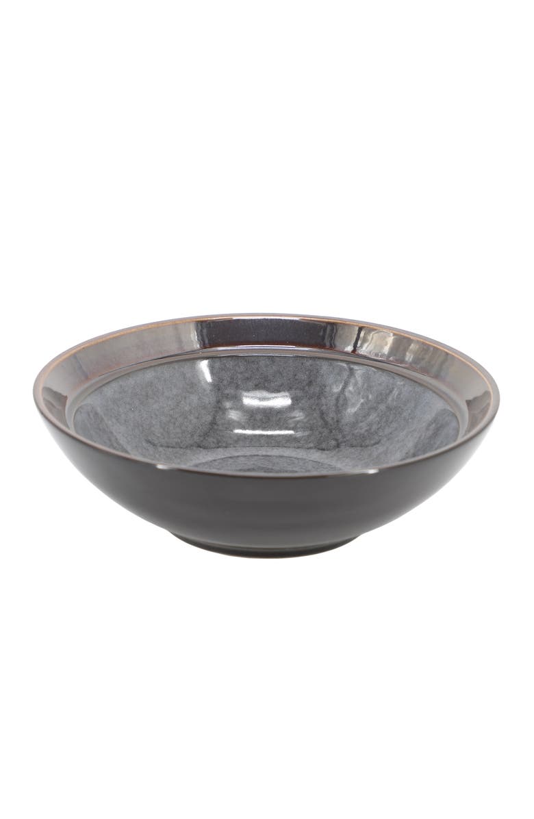 Gibson Elite Priya 16 Piece Stoneware Reactive Glaze Dinnerware Set, Alternate, color, Grey