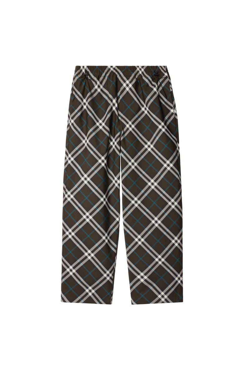 Burberry Check Twill Trousers, Alternate, color, 