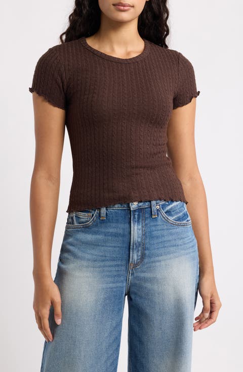 Cable Baby Tee