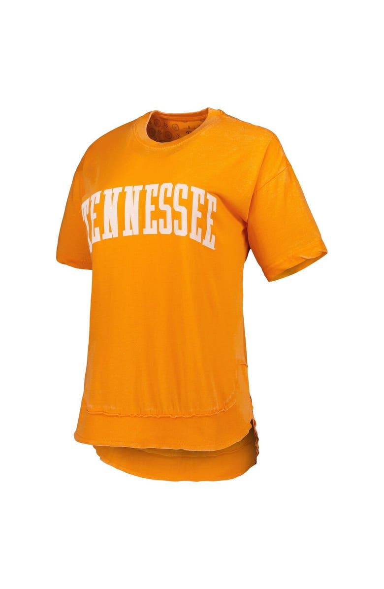 PRESSBOX Women's Pressbox Tennessee Orange Tennessee Volunteers Arch Poncho T-Shirt, Alternate, color, Tennessee Orange