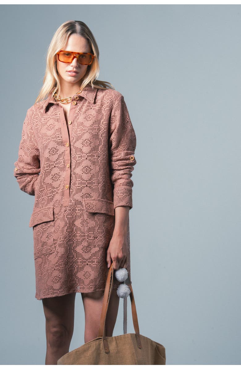The Shirt by Rochelle Behrens The Raya Dress, Alternate, color, Mocha Mousse