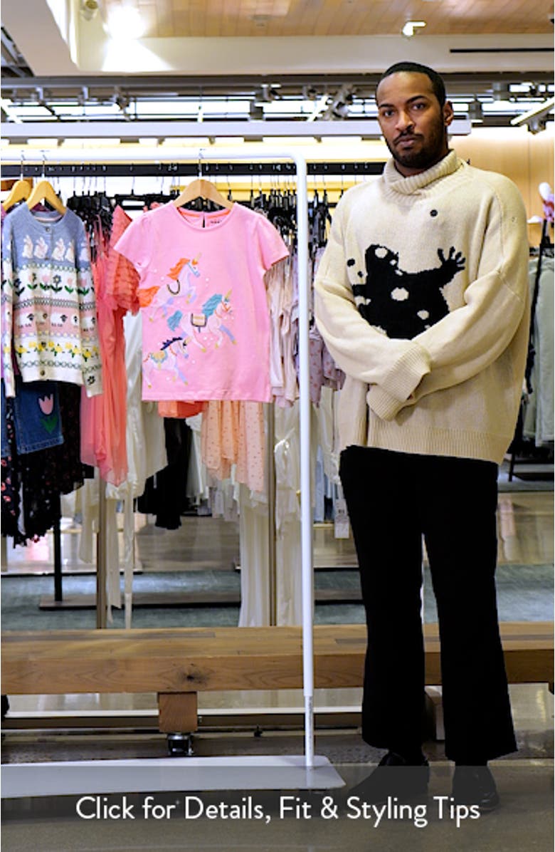 Kids' Embroidered Unicorn T-Shirt, sales video thumbnail