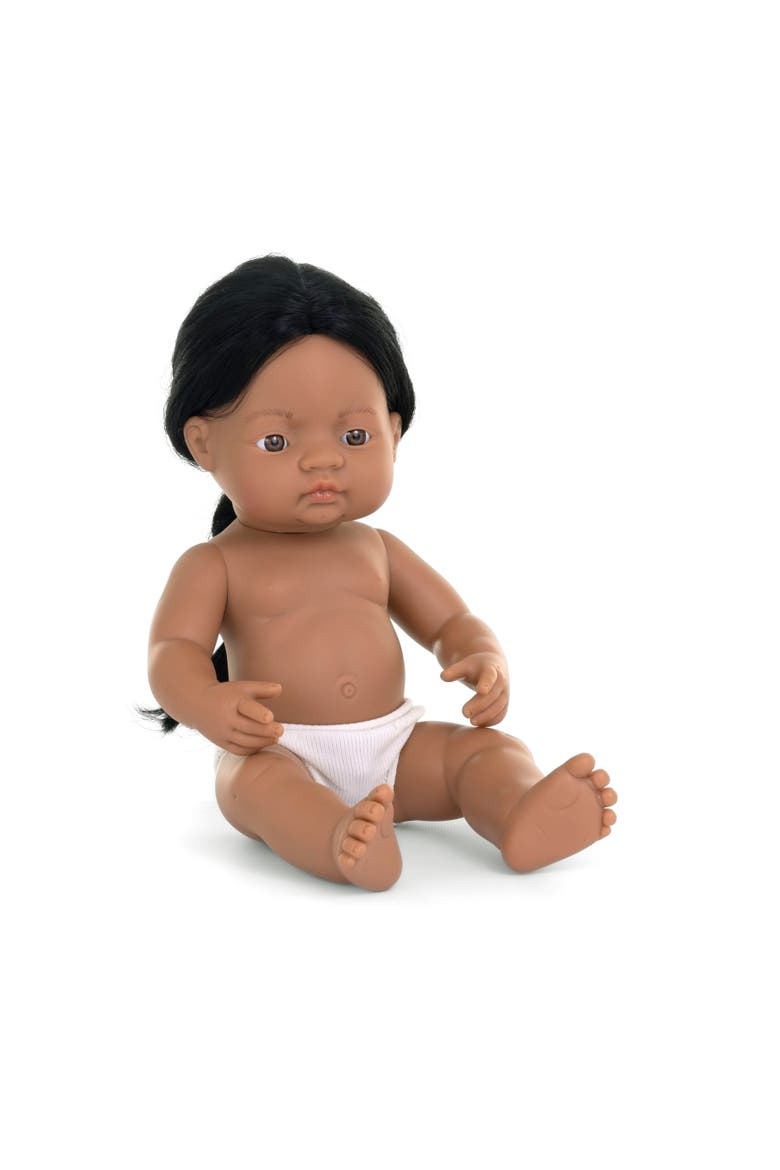 Baby Doll Native American Boy 15'', Main, color, Dark Skin