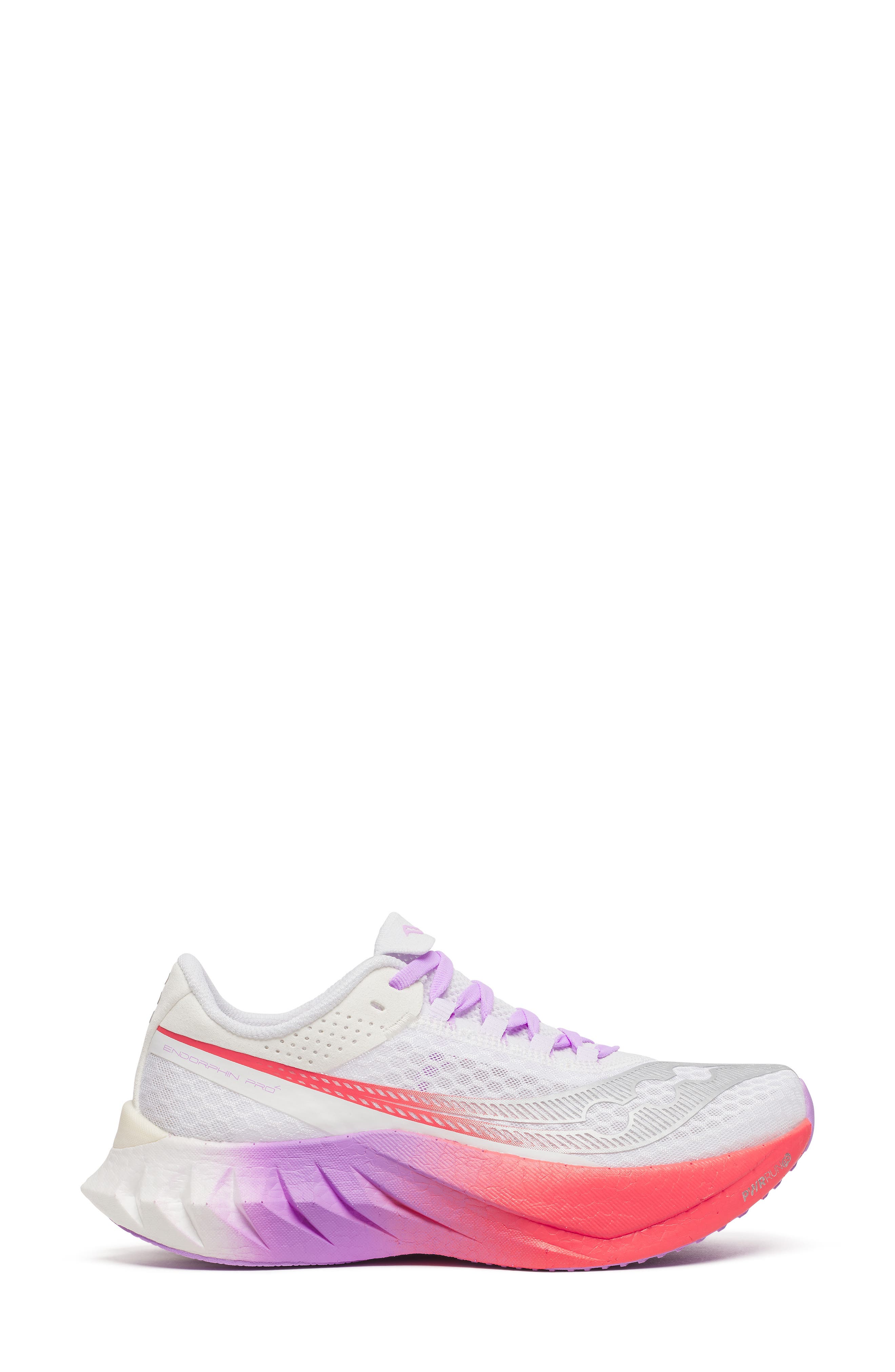 Saucony Endorphin Pro 4 Racing Shoe, Alternate, color, White/ Crocus