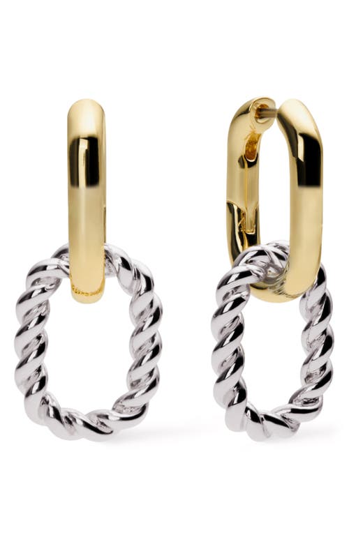 Ana Luisa Ash Double Hoop Earrings In Metallic
