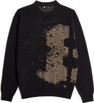 G-STAR Sprayed 89 Relaxed Organic Cotton Crewneck Sweater