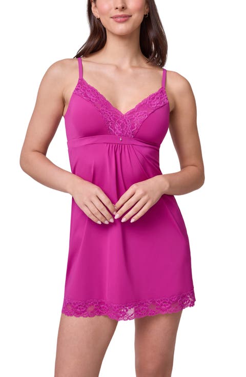 Lace Bust Support Chemise (Regular & Plus Size)
