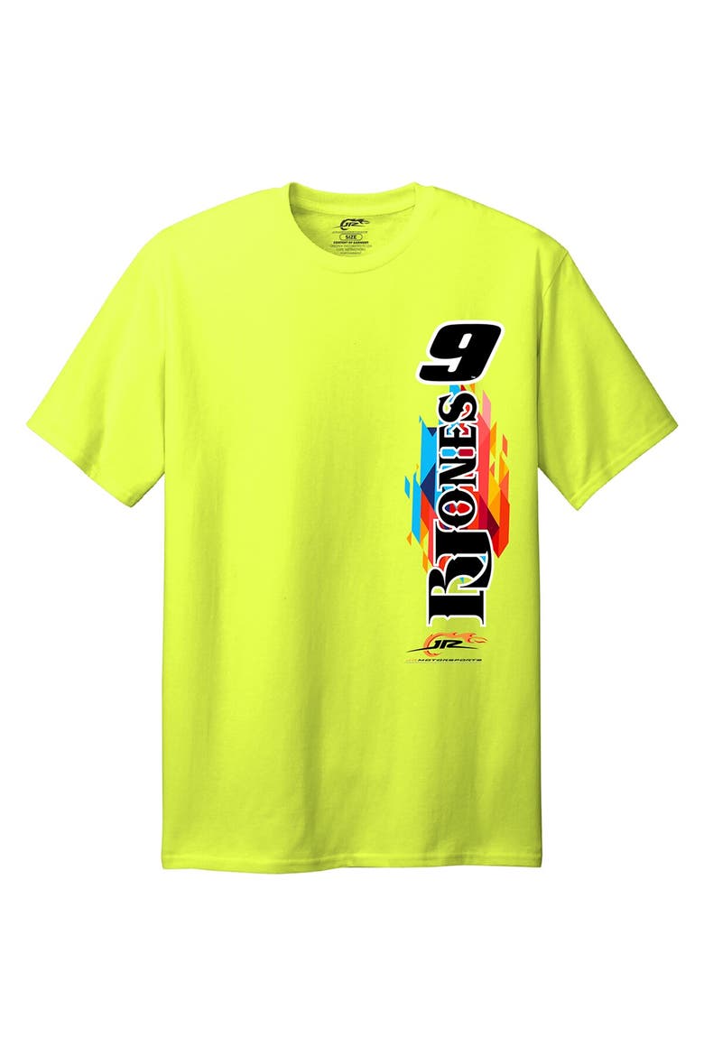 Men's Joe Gibbs Racing Team Collection  Yellow Brandon Jones Menards/Dawn Car T-Shirt, Alternate, color, Yellow