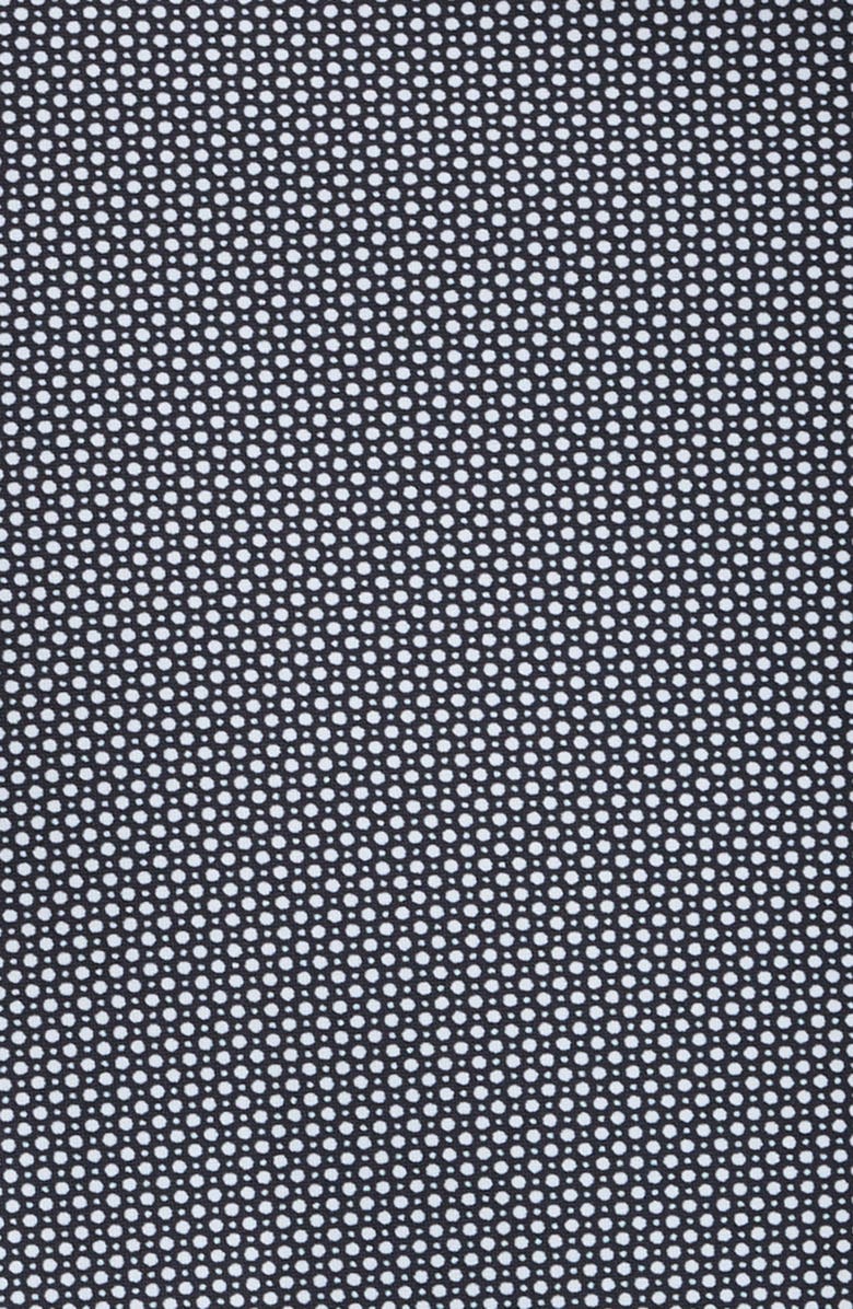 Emporio Armani Microdot Button-Up Shirt, Alternate, color, Solid Black