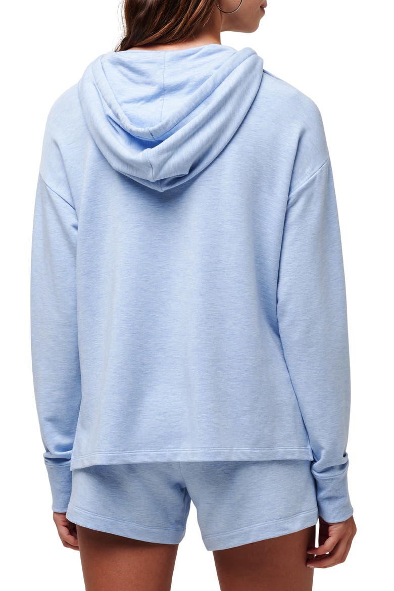 Hidden Gems Hoodie, Alternate, color, HEATHER AZURINE