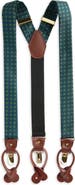 CLIFTON WILSON Floral Silk Suspenders