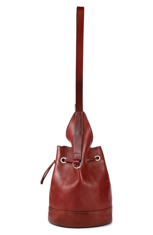 Old Trend Lily Shoulder Bucket Bag In Brown