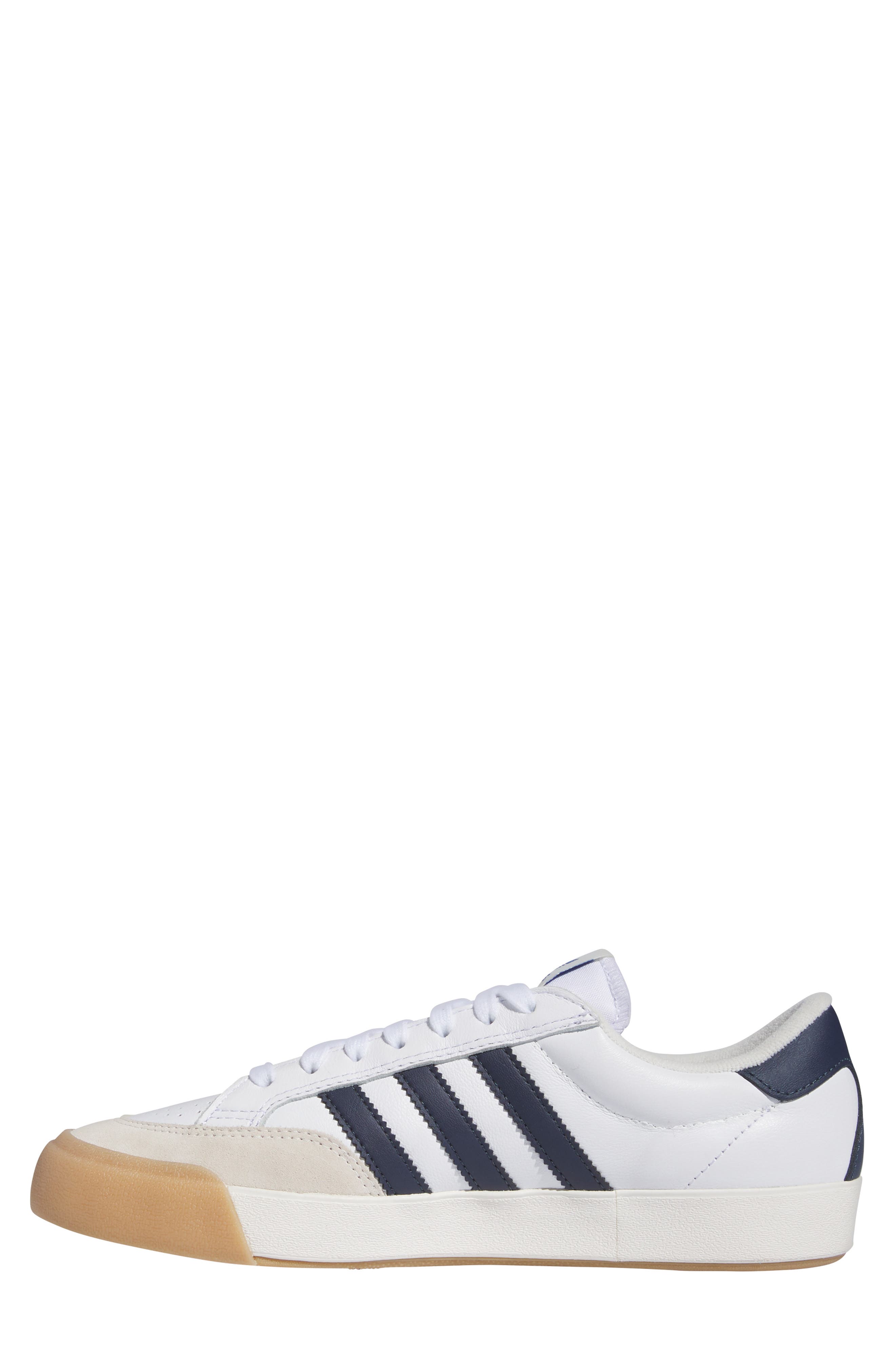 adidas Nora Sneaker, Alternate, color, White/ Navy/ White
