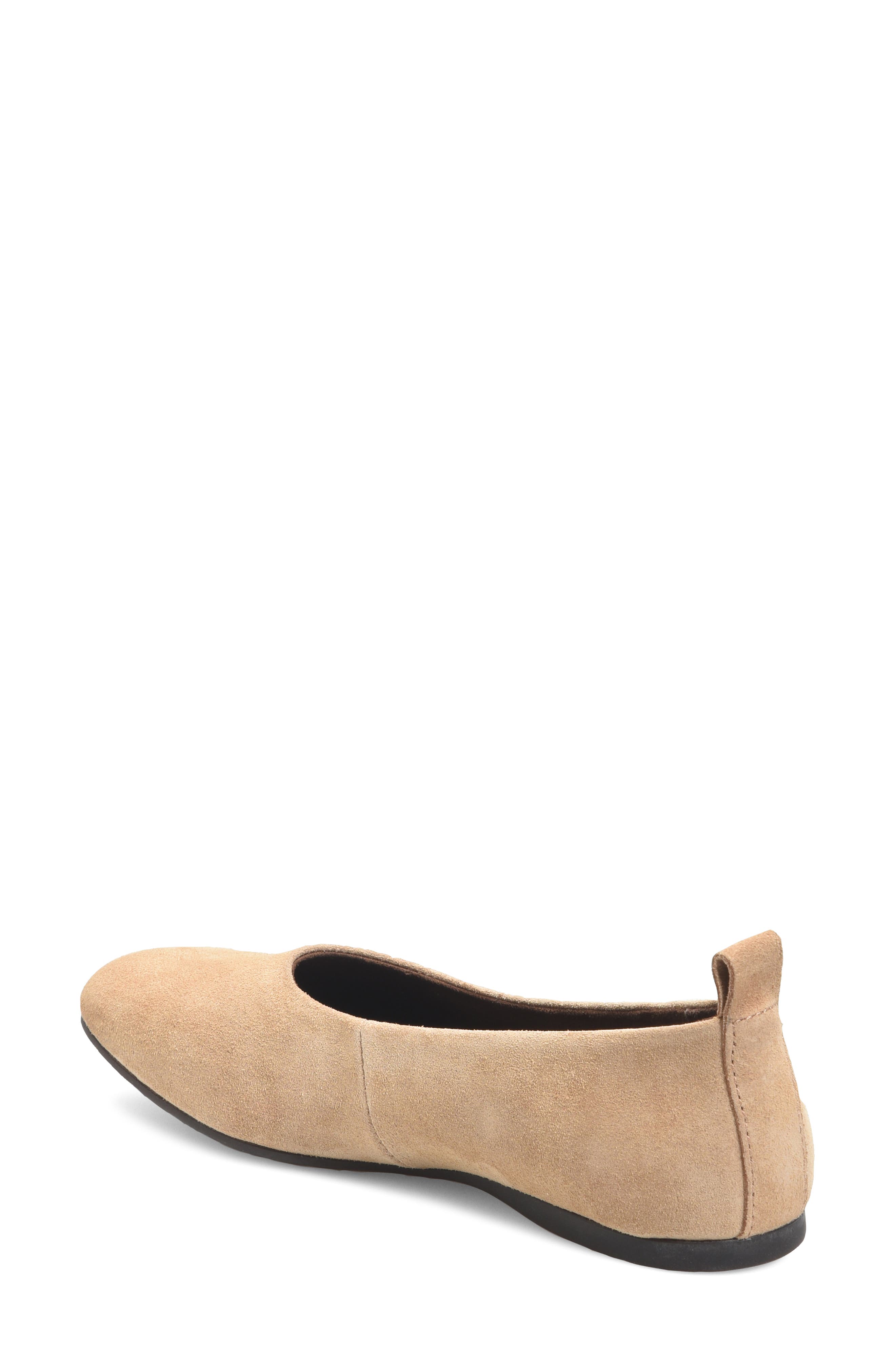 Boca Flat, Alternate, color, NATURAL SUEDE