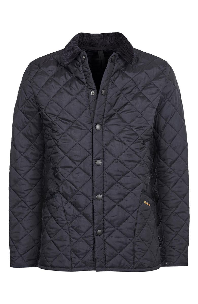 Barbour Heritage Liddesdale Quilted Jacket, Alternate, color, Black
