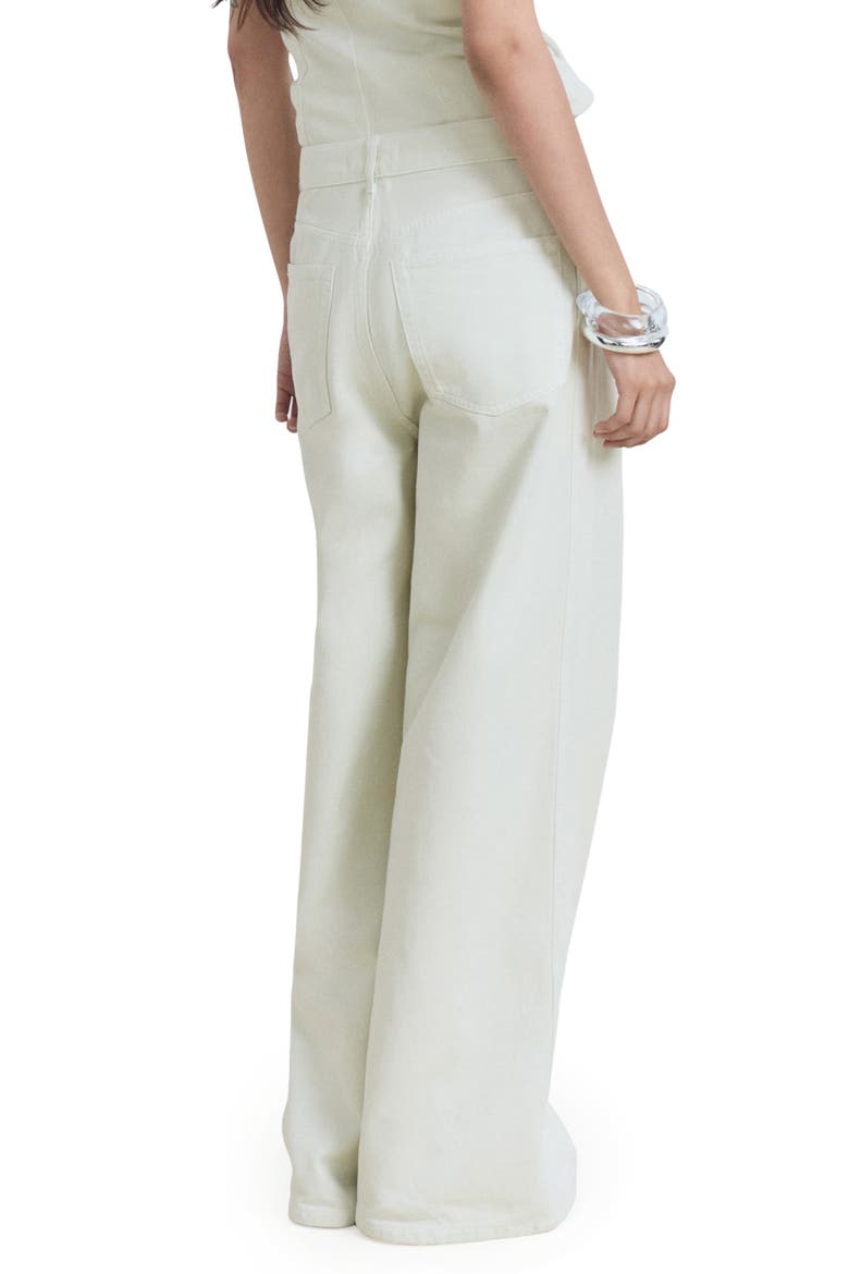 Mid Rise Baggy Ultra Wide Leg Jeans, Alternate, color, PASTEL GREEN