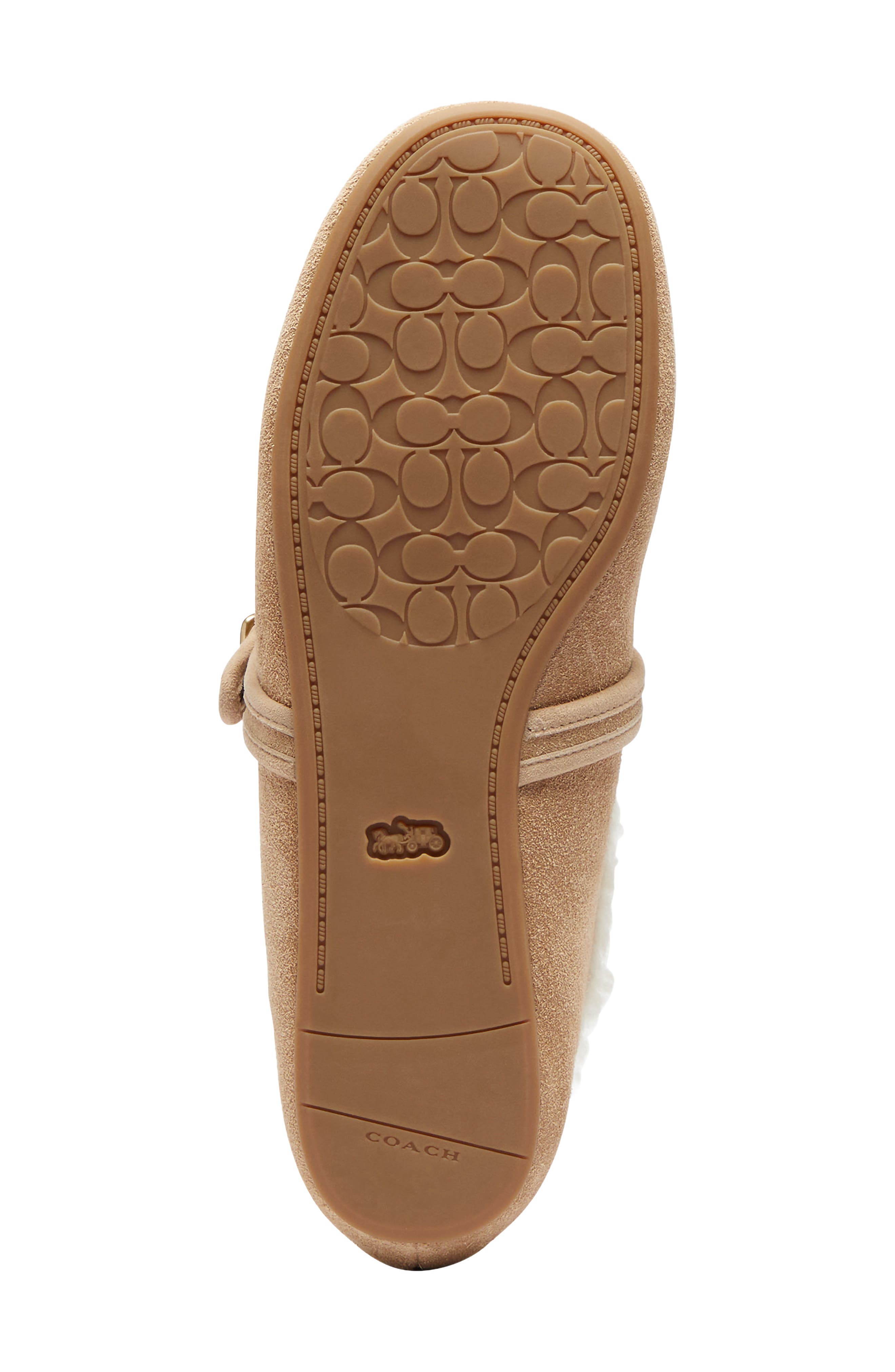 Sculpted C Genuine Shearling Mary Jane, Alternate, color, SOFT BEIGE