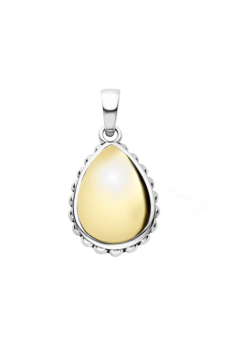Caviar High Bar Pendant Enhancer, Main, color, SILVER/ GOLD