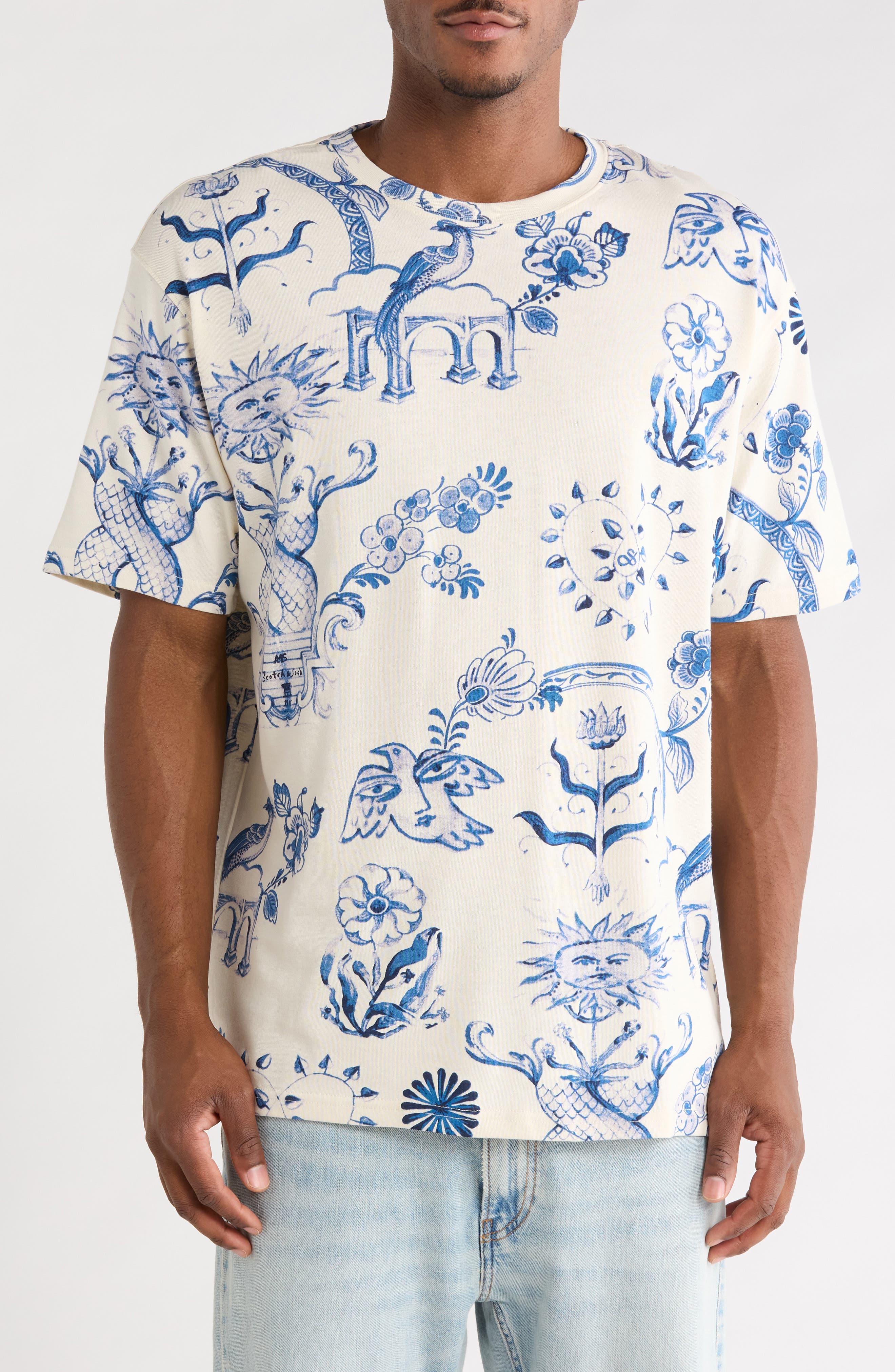 Print Organic Cotton Relaxed T-Shirt